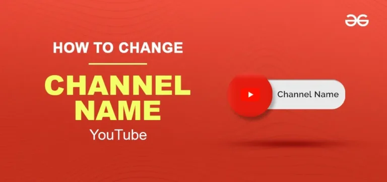 How To Change Youtube Channel Name